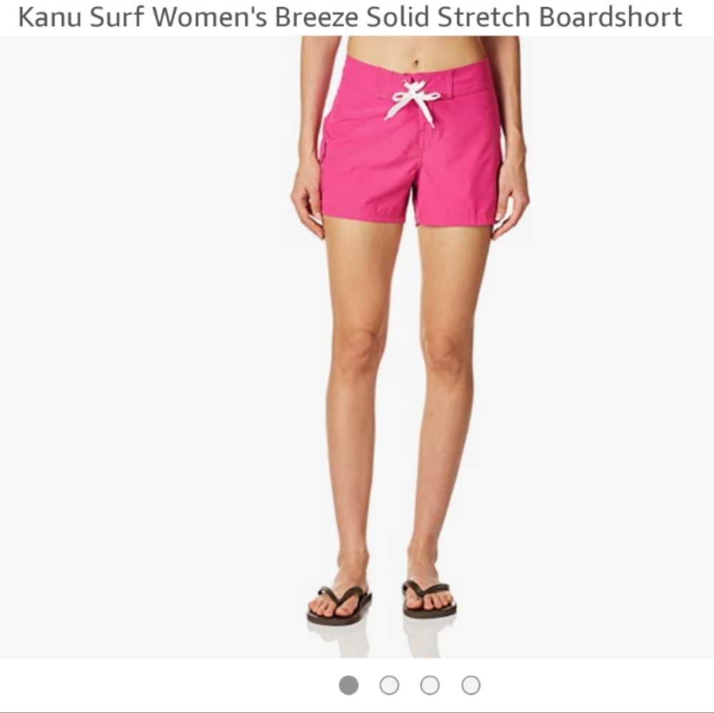 NWT Pink Women's Kanu Surf "Breeze" Style Board Shorts , Size 0